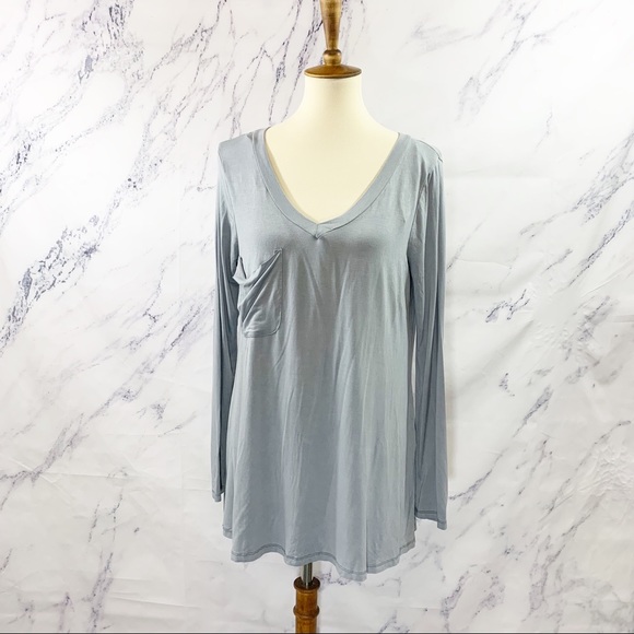 Andree by unit Tops - 🍍 Andre by unit Super Soft Slate Blue/Gray Top